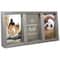 Expressions™ 3 Opening 4" x 6" Gray Angled Collage Frame by Studio Décor®
